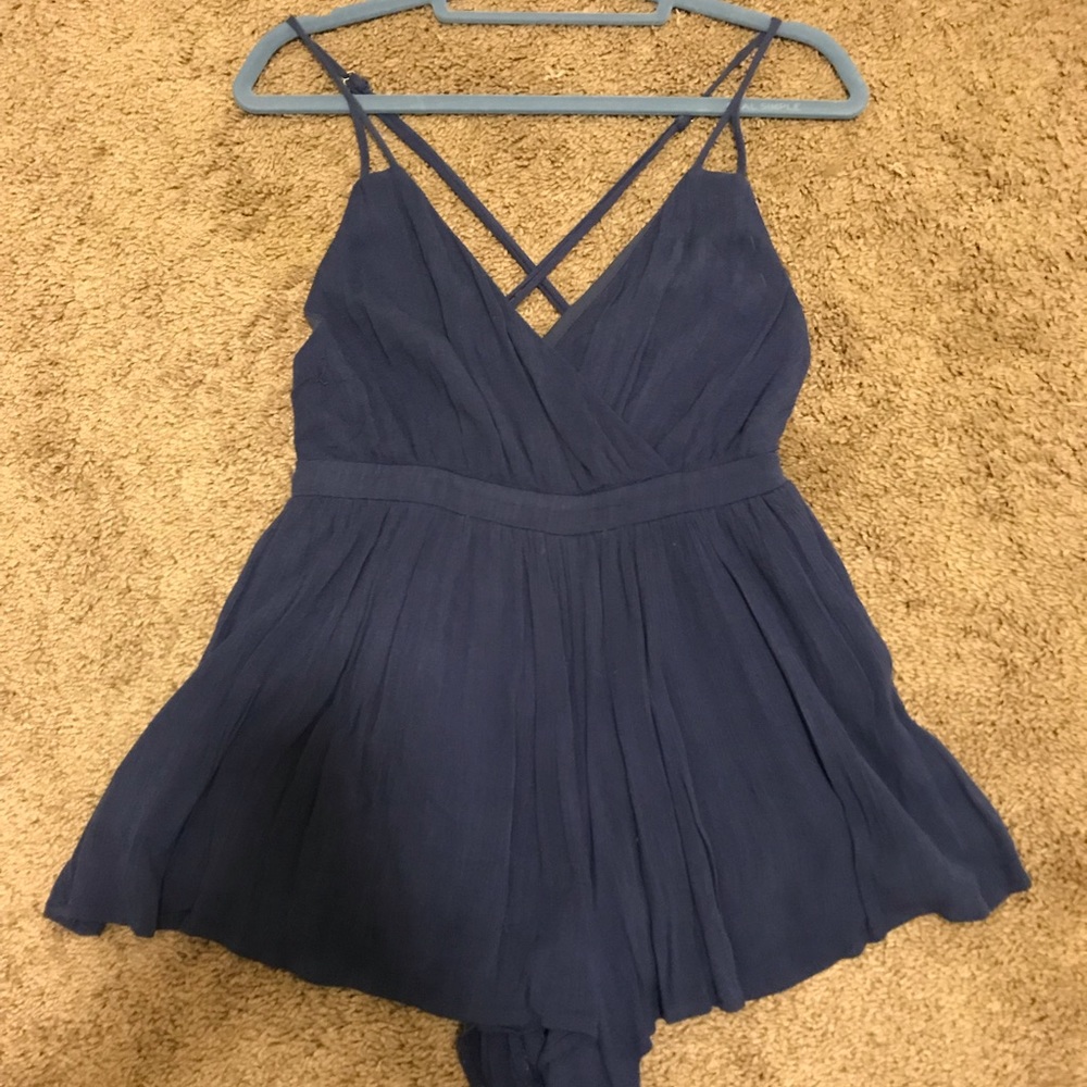 Blue romper